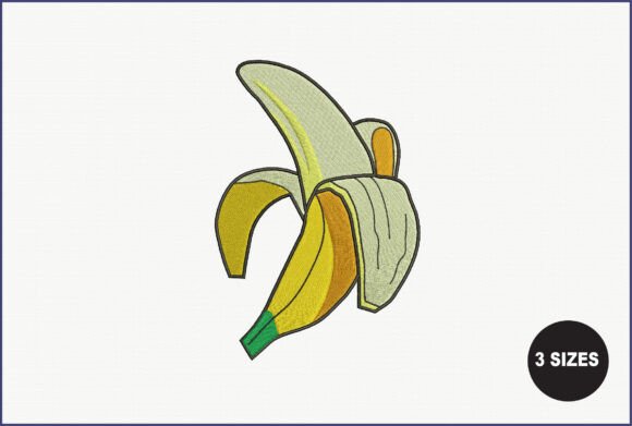 Banana Embroidery: Sweet, Playful Charm for Handmade Gifts
