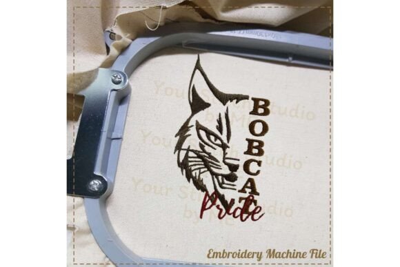 Bobcat Pride Embroidery Design