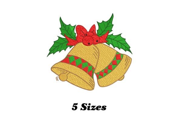 Christmas Bell Embroidery Design