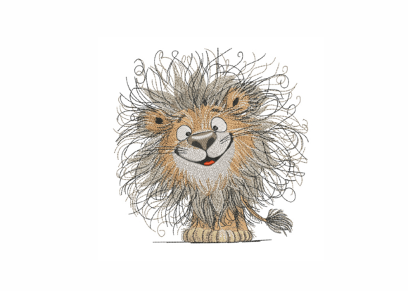 Lion Machine Embroidery Design