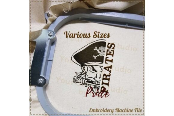 Pirates Pride Embroidery Design