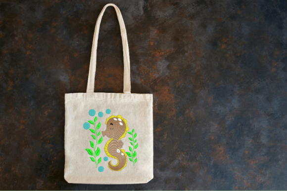 Sea Horse Embroidery Design